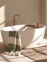 Diamond Design Green Color , Turkish Towels and Blankets