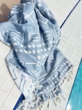 Ethnic Neutral Design Turkish Beach and Bath Towel