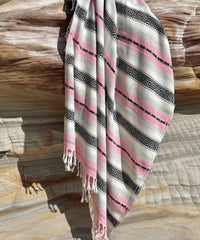 Mexico Pattern Pink Beach Towel