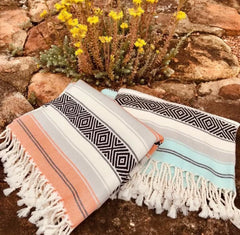 Mexico Pattern Orange Beach Towel