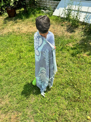 Sea Turtle Design Turkish Beach Towel