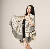 Black \ Gray Bath and Beach Towel - Throw Blanket