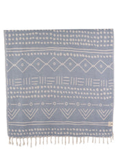 Ethnic Neutral Design Turkish Beach and Bath Towel