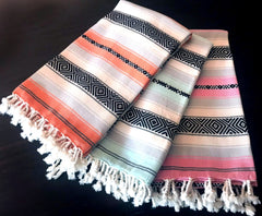 Mexico Pattern Orange Beach Towel